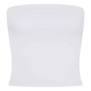 SF Womens/Ladies Bandeau Top / White